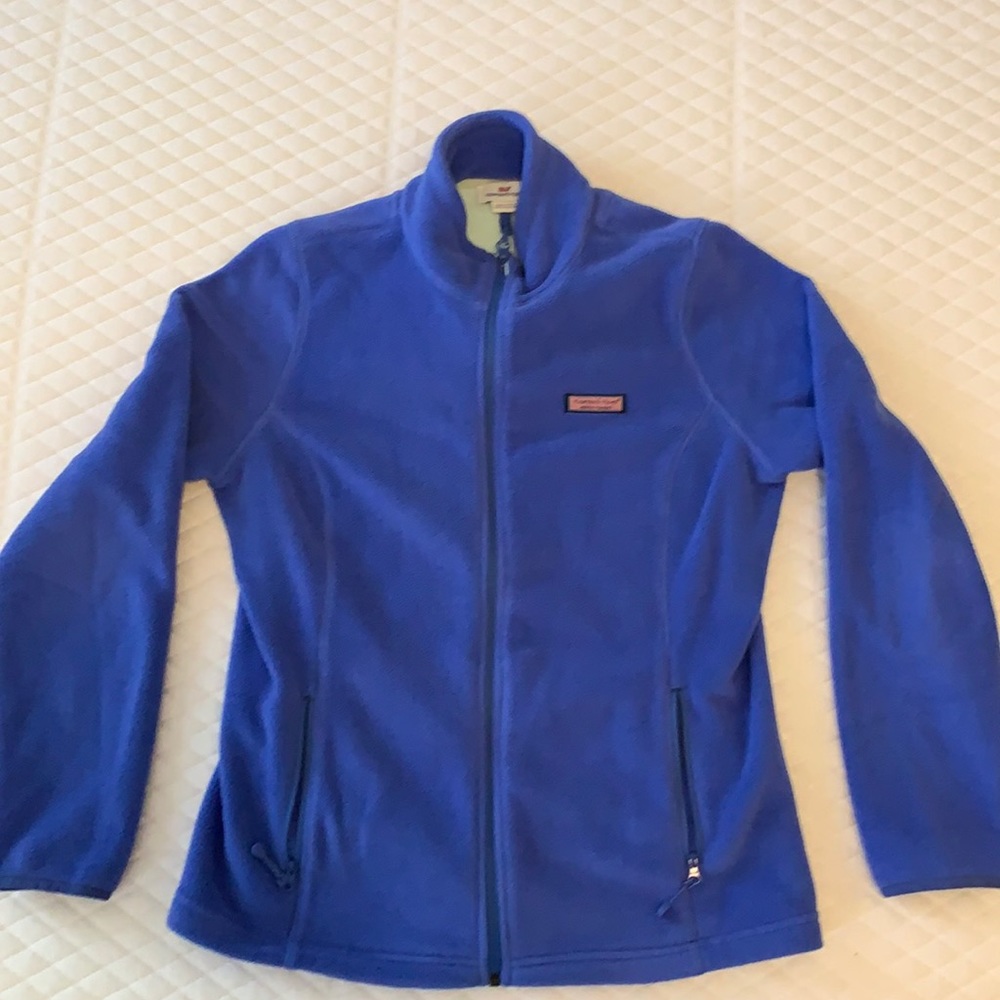 EUC Blue Vineyard Vines zip up jacket
